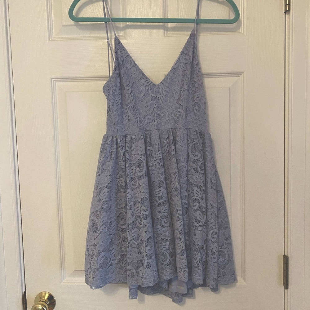 Sam Eldelman Light Purple Lace Romper